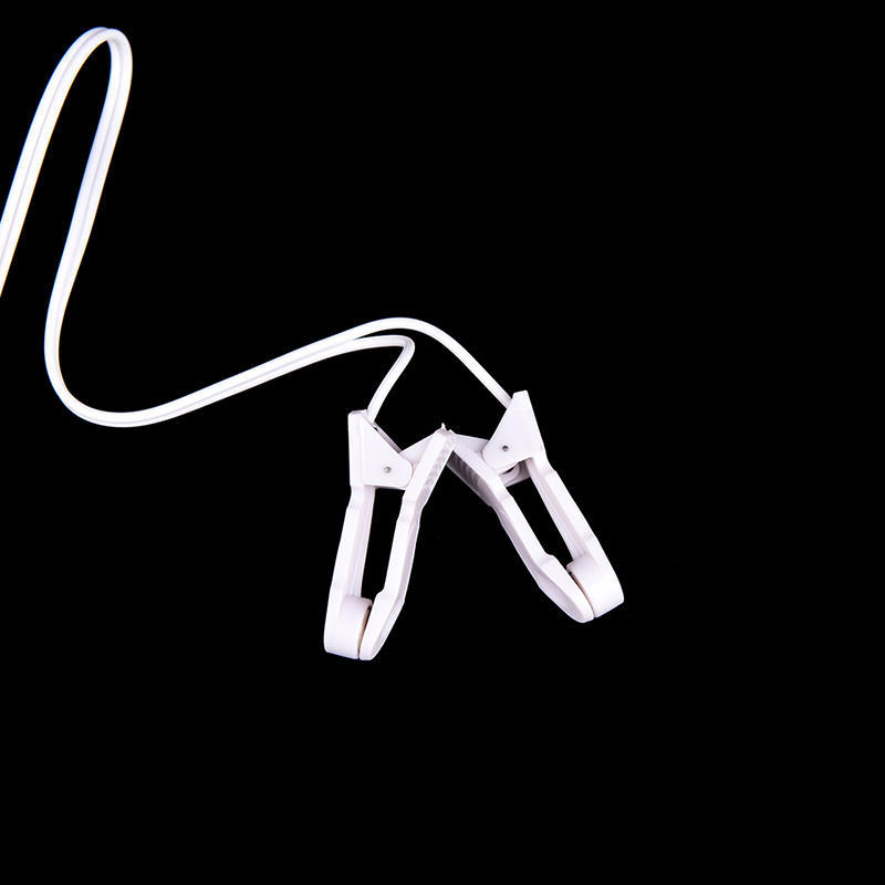 Electrode Lead Wires With 2 Ear Clips For Tens Therapy Machine Massager 2.5Mm