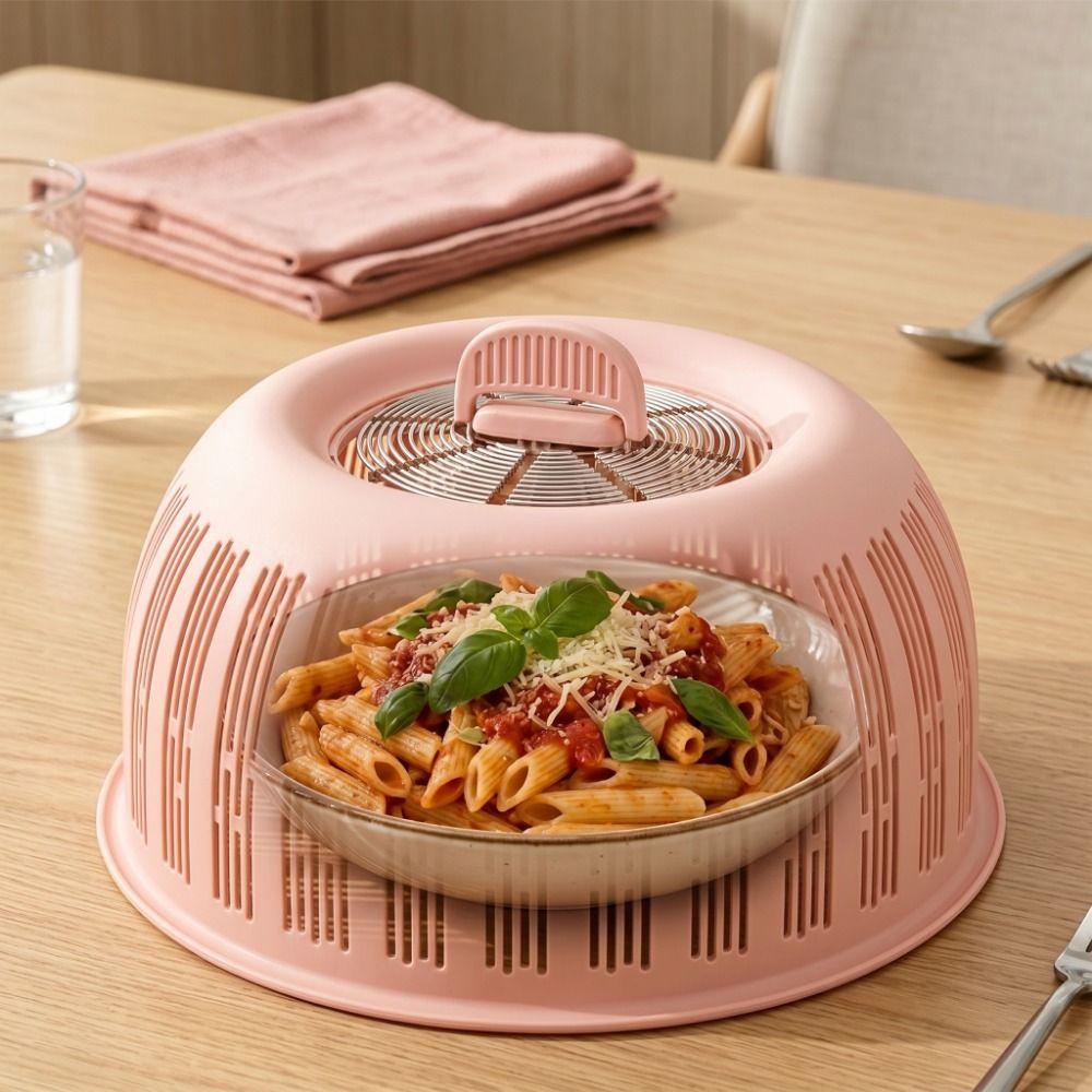 Plastic Draining Basket 2-in-1 Fruit Basket Durable Food Protection Cover  Kitchen Use