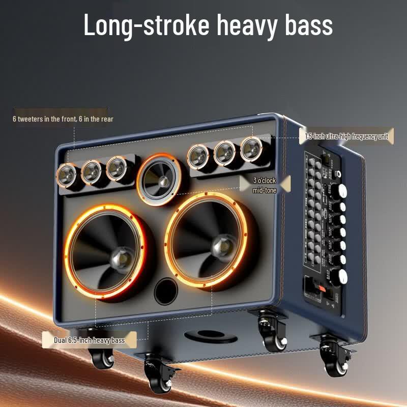 SAST SW-53 KTV Karaoke Speaker System with Display (CN version)