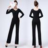 Элегантный женский костюм для танцевальных тренировок - Стильный модальный тренировочный комплект