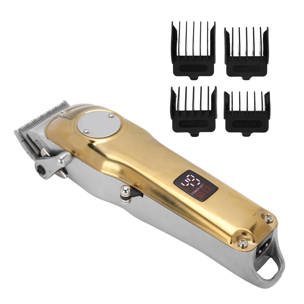 Electric Hair Clipper Set Stainless Steel Men Hair Trimmer Barber Cutter for Oil Head