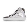 Женские высокие кеды URBAN серебристо-камуфляжного цвета