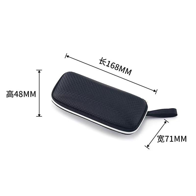 Футляр для очков Seeking Eva на молнии, черный сотовый футляр для солнцезащитных очков, устойчивый к давлению квадратный футляр для очков.