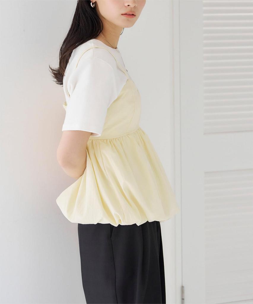 Titibait Balloon Switch Camisole Free AEW19110 Top, Women's, Size, Yellow,