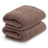 Правильный набор мини-полотенец для ванной Iris Plaza, набор из 2 шт., коричневый мокко, ширина 50 x 100 см, средний размер между ванной и лицом. Этот предмет можно использовать в