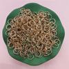 5/6/8/10mm 200-500pcs/bag Popular Iron Double Connecting Loops Rings For Jewelry Making DIY Accessories Split Jump Open Connectors Jewelry Accessory