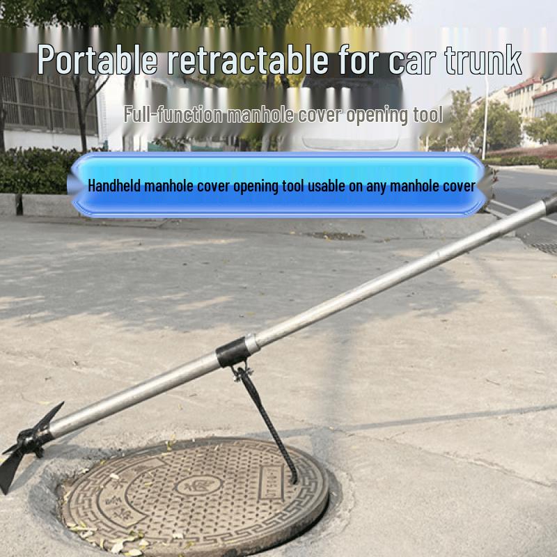 Telescopic Manhole Cover Opening Tool