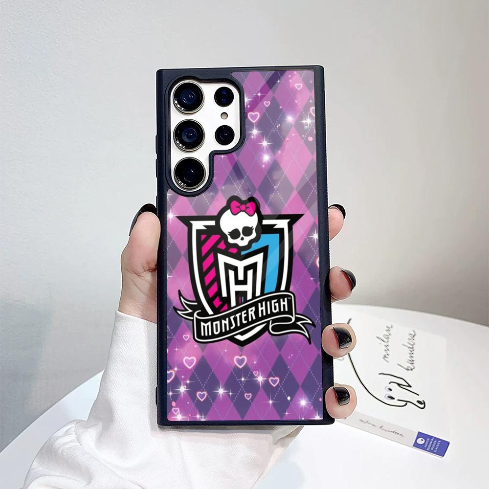 M-Monsters-H-High Anime Phone Case For Samsung Galaxy S26 S25 S24 S23 S22 S21 S20 FE Edge Pro Plus Ultra PC+TPU Cover