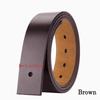 Cowskin Genuine Leather Belt No Buckle Male Belt Body New Waist Straps  Men Belt