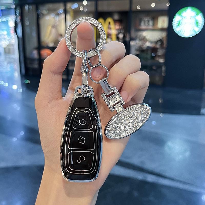 Key Cover Car Shell Buckle for Ford Focus Mondeo Kuga Bo Rui Territory - Fits Multiple Models