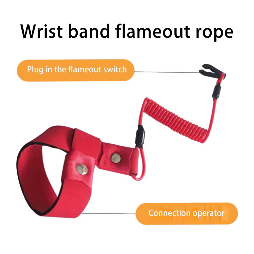 Marine Outboard Engine Boat Motor Kill Stop Switch For YAMAHA Jet Ski 2-425hp Key Rope Safety Lanyard Tether FX140 All Models