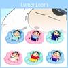 6pcs Pajamas Cloud Crayon Shin Chan Toy Doll Pvc Model Desktop Decor Xmas Gifts
