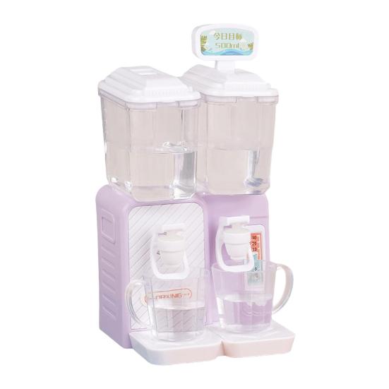 Милый мини-кувшин для воды, игрушечный симулятор, кулер для воды, мультяшный кухонный питьевой фонтанчик, детские игровые домики с отдельными резервуарами