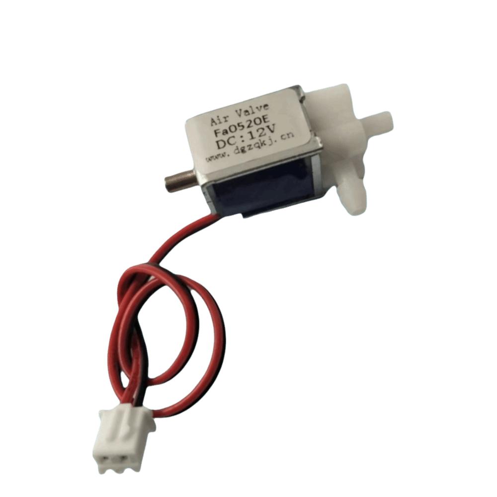Plastic Mini Electric Solenoid Valve 24V DC Gas Flow Control Valve Micro Air Flow Control Valve