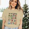 Retro Christmas Season Design TShirts Clothing Women Christmas Print Short Sleeve Tshirt Tops Oversized Tshirt Women Clothing