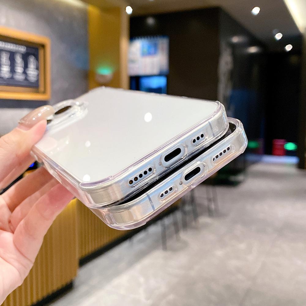 Анти-желтый прозрачный тонкий чехол для iPhone 16 Pro Max 15 Plus 14 13 Mini 12 11 X XS XR SE 2022 2020 8 iPhone16 16Plus прозрачный чехол для телефона аксессуары