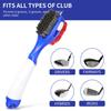 Инструмент для чистки клюшек для гольфа с нейлоновой щетиной Магнитный карабин Очиститель для клюшек для гольфа Аксессуары для гольфа для мужчин