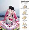 1 шт. Плед Hello Kitty Единорог Легкий фланелевый плед для дивана кровати путешествий кемпинга гостиной офиса дивана кресла