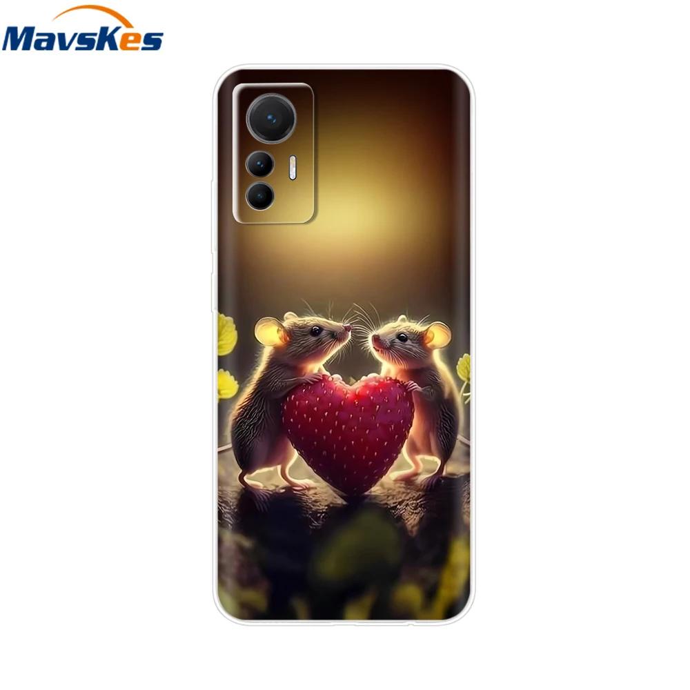Note 12S Case For Xiaomi Redmi Note 12S Cover Redmi Note12S Transparent TPU Soft Silicone Phone Cases For Redmi Note 12S Bumper