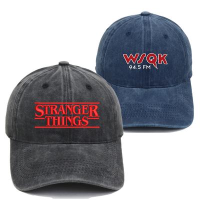 Кепка Stranger Things Сезон 5 Горячая Распродажа Вышивка Стирка Бейсболка Мужская и Женская