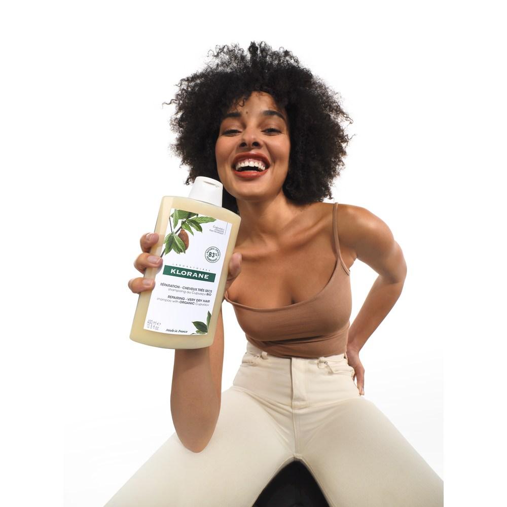 Шампунь Klorane Cupuaçu Butter Repair для сильно поврежденных волос, 400 мл, 1 шт.