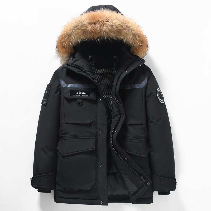 Большой размер 4XL-11XL Модный зимний мужской пуховик с капюшоном, повседневный, свободный, теплый, оверсайз, верхняя одежда, мужские пуховики