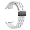 Breathable Silicone Strap for Samsung Galaxy Watch8 44mm/40mm/Watch8 Classic 46mm Multi Hole Magnetic Buckle Watch Band