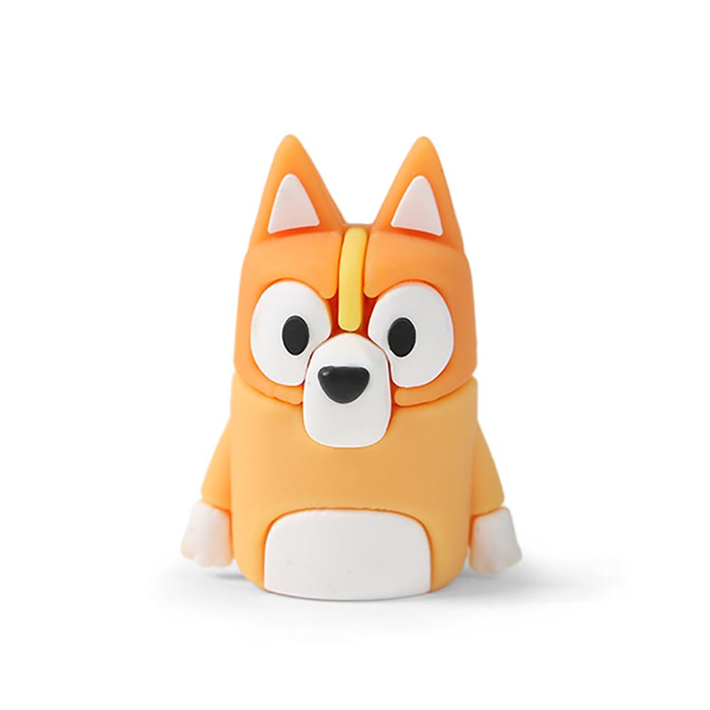 Блуи Бинго Аниме Мультфильм Фигурка Модель Точилка для карандашей ПВХ Мягкая Резина Портативная Ручная Точилка для карандашей Студенческие Канцелярские Принадлежности