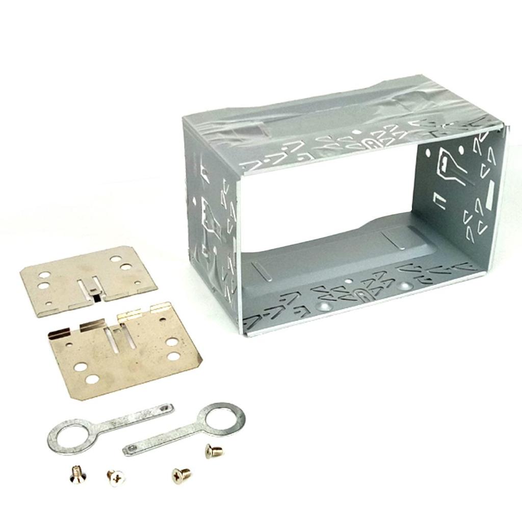 Универсальный двойной 2 DIN автомобильный стереомагнитола головное устройство монтажный каркас автомобильный стерео двойной Din каркас с рамкой