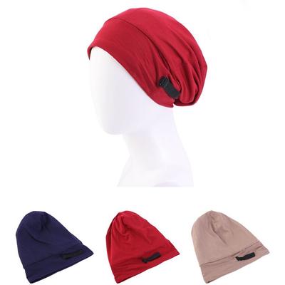 Эластичная ночная шапочка, шапка-бини с шелковой подкладкой, модная повязка для волос для сна