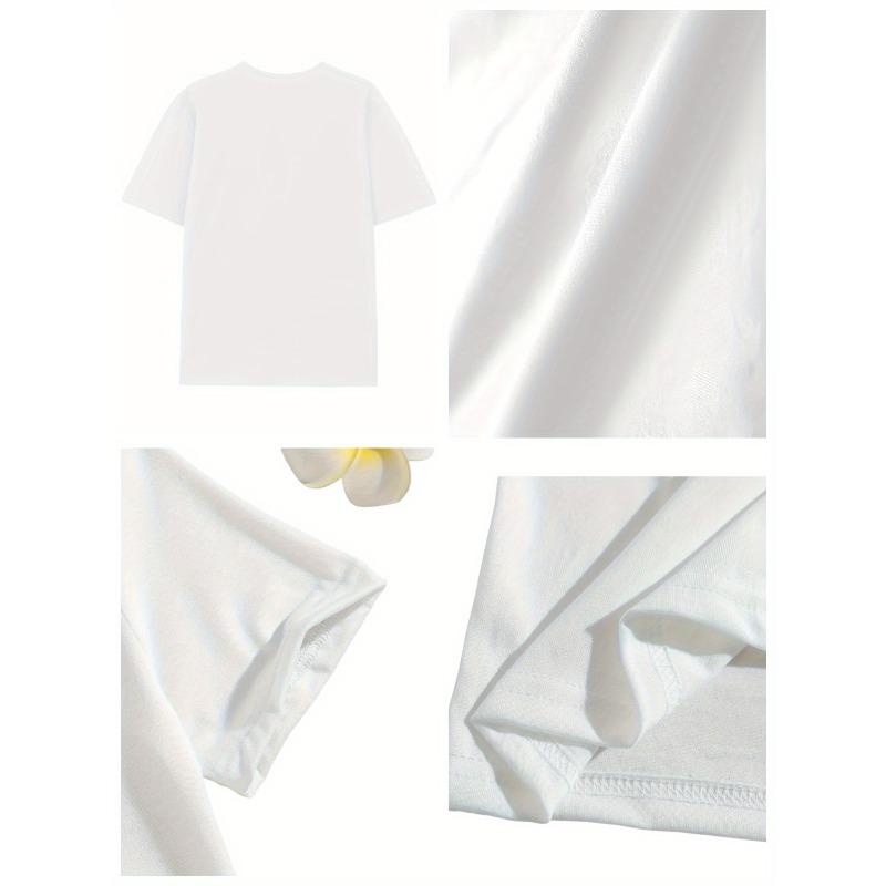 Европейские размеры Футболка для девочек с Йоркширским терьером - Мягкий летний топ с принтом собаки Йорки и бантом, Повседневная блузка с круглым вырезом для