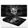 Mouse Pad XXL Desk Mat Western Cowboy Skeleton Dark Gothic Blade Skull Zombie Ink Art Vintage Gaming Mat Non Slip Rubber Base