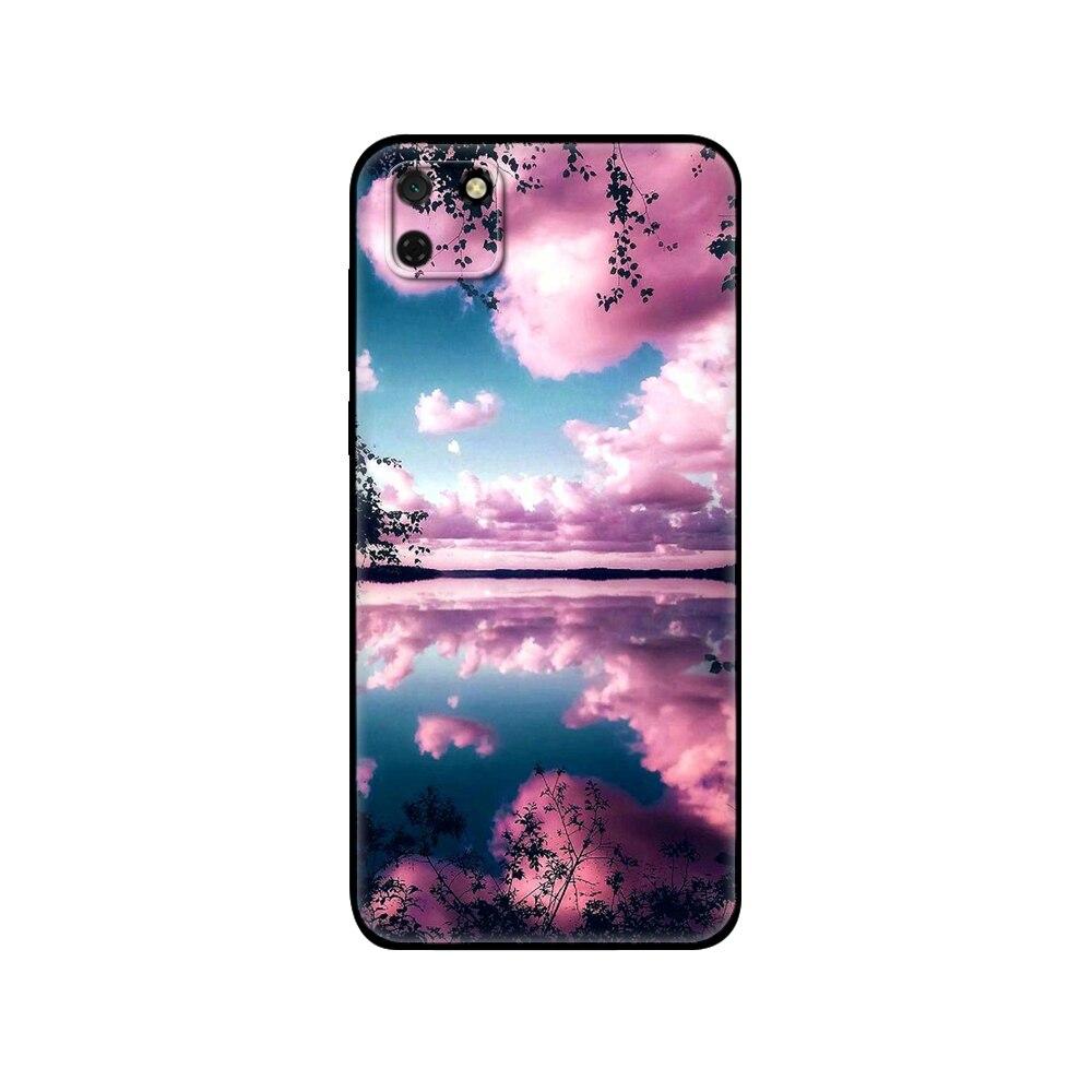 Чехол для Huawei Y5P 5,45 дюйма; Мягкий силиконовый чехол из ТПУ для телефона Huawei y5p 2020 y 5 p y5 p, задний бампер huaweiy5p, черный чехол из ТПУ