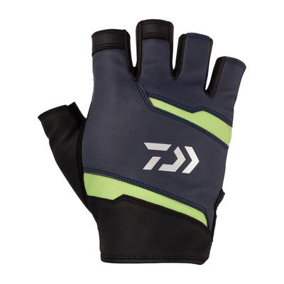 Перчатки кожаные Fit 5 Cut темно-синие M [Daiwa] DG-1524