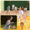 4Pcs Elastic String Paddle Ball Game Portable Wooden Target Ball  Outdoor Training