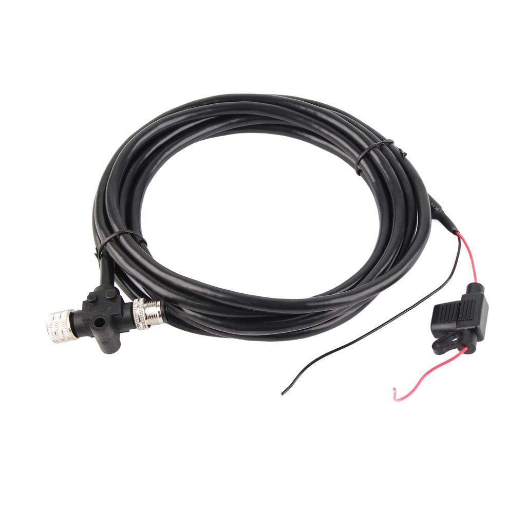 For NMEA2000 Starter Cable with T Connector Fuse 3Meter 5Pin M12 Thread IP67 Waterproof for Simrad Networks