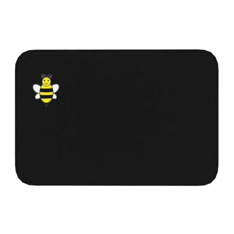 Personalized Cute Bumble Bee Sunflower Doormat Mat Anti-Slip Bumblebee Kitchen Bath Bedroom Rug Carpet 40*60cm