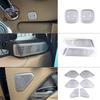 Для Land Rover Range Rover Vogue L460 2023 Нержавеющая сталь Декоративная рамка-крышка дверного рожка, рожка на стойке А, рожка на крыше автомобиля Аксессуары