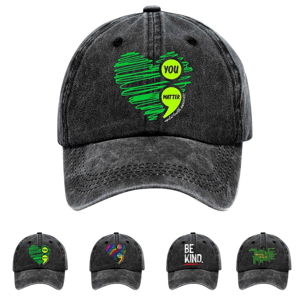 Унисекс повседневная моющаяся хлопковая бейсболка с принтом серии уличная моющаяся шляпа от солнца