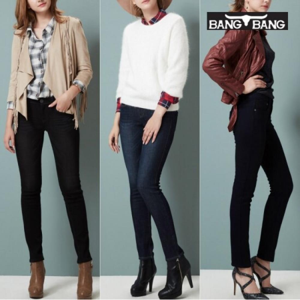 Bang Bang Women S Boa Fur Bonded Stretch jeanS 3 StyleS 1 Choice