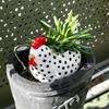 Забавный Пятнистый Куриный Горшок для Цветов Милая Модель Петуха Горшок для Цветов Сад Двор Ранчо Украшение для Цветочного Горшка Подарок