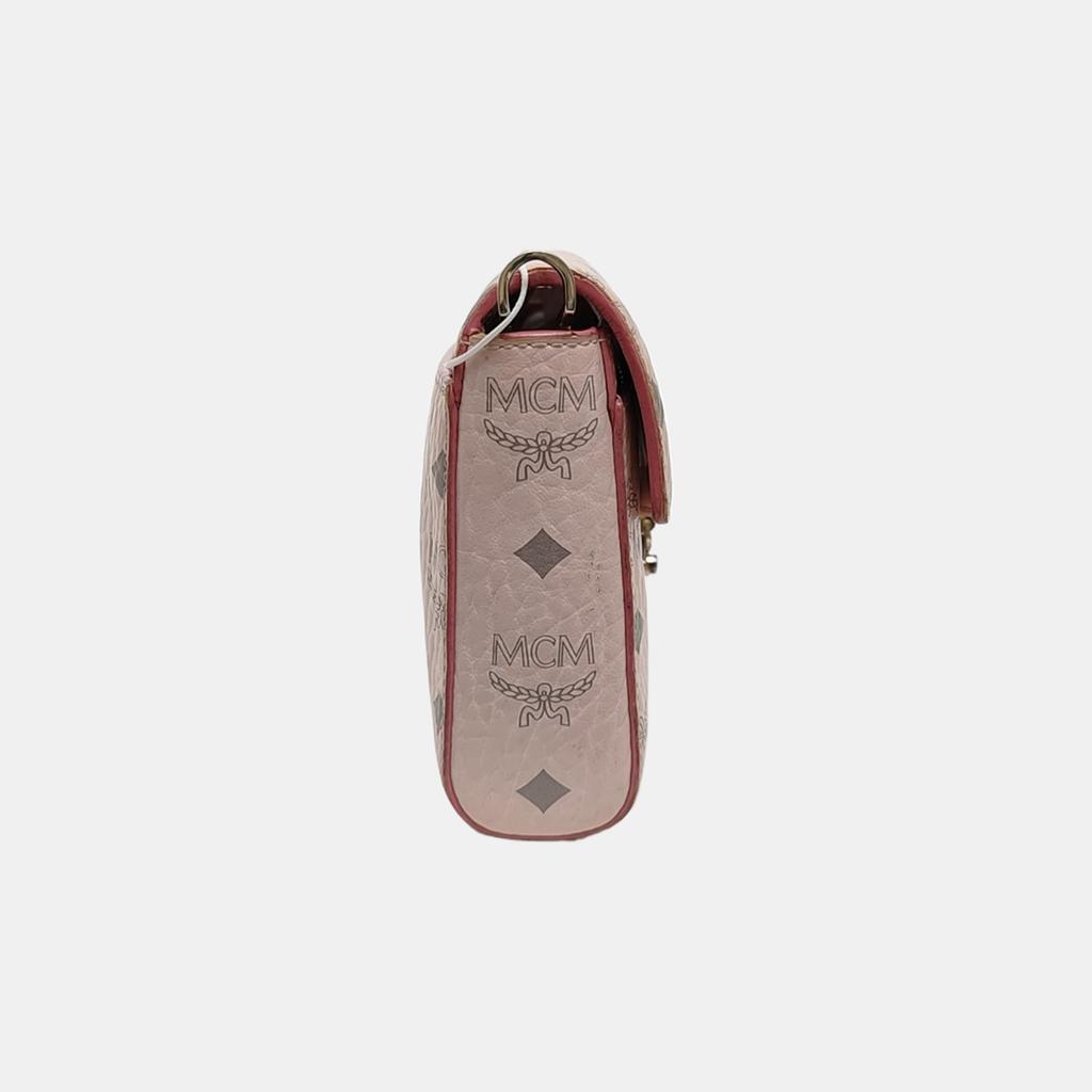 [Pre-Owned] Millie Visetos Classic Monogram Flap Lock Crossbody Bag - Fair #AEJB5X