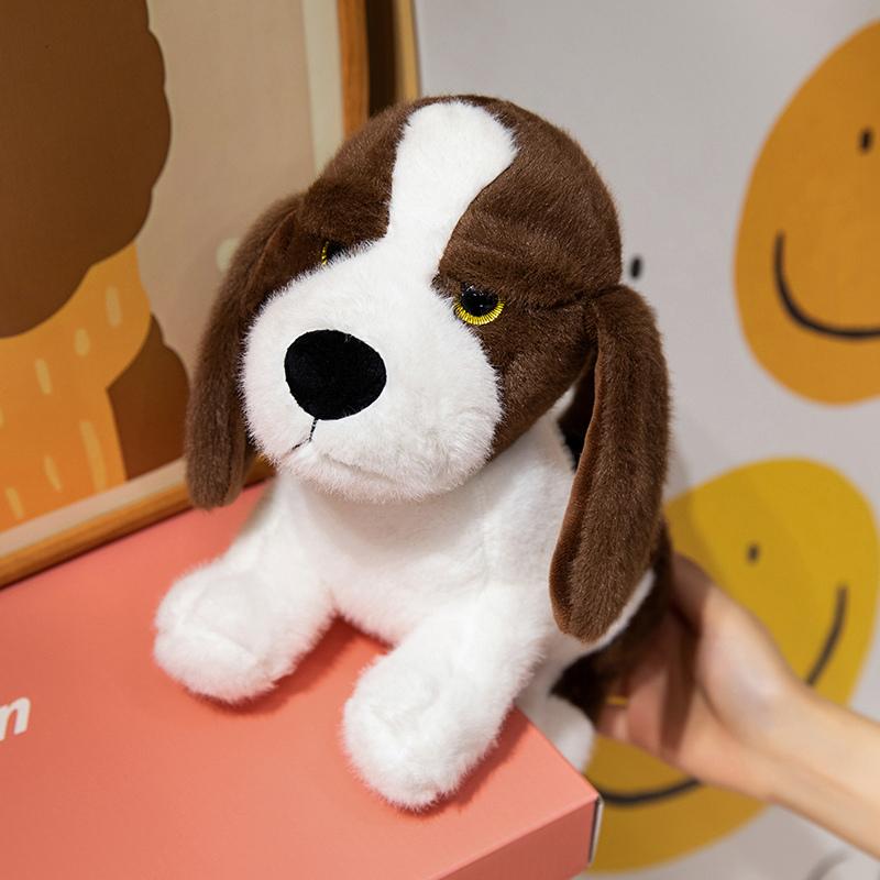 Kawaii Imaginative Play Animal Fox Plush Doll Large Size Eared Basset Dog And Fennec Fox Plush Doll Home Decor Birthday Celebration Perfect Gift