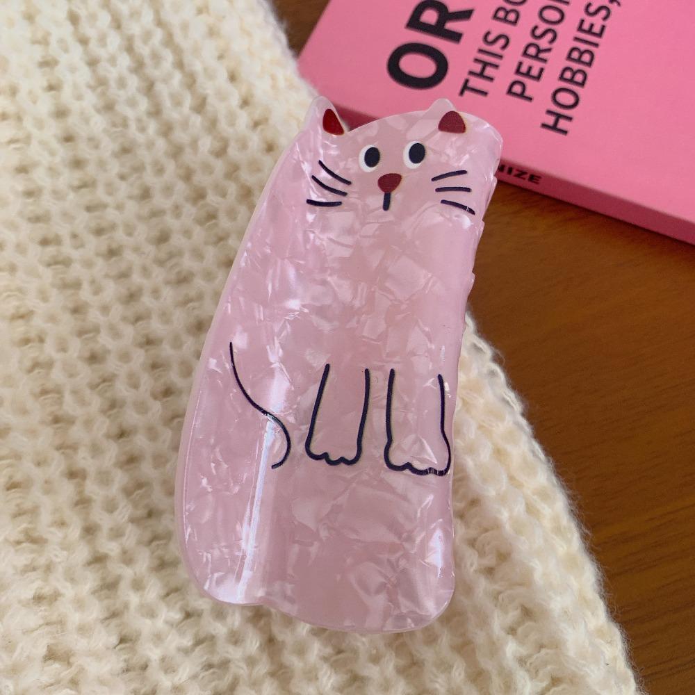 Acetic Acid Cat Acetate Hair Clip Piggy Puppy Grab Clip Sweet Dinosaur Hair Claw  Girls
