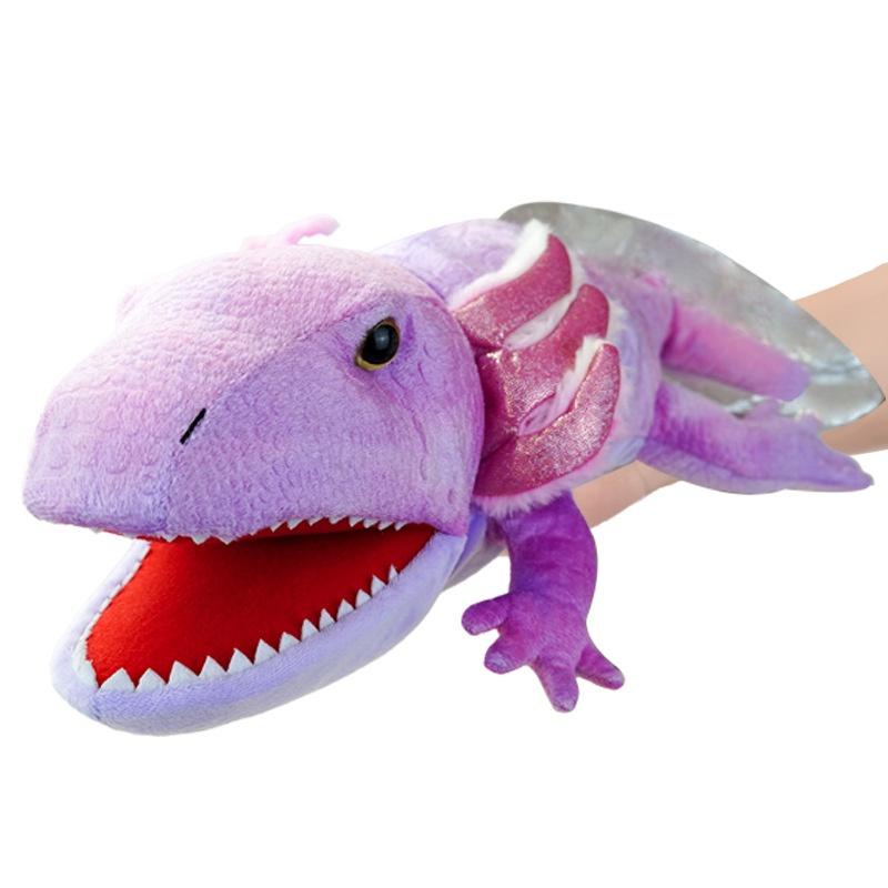 Adorable Lizard Puppet Plush Toy Soft Reptile Stuffed Animal For Kids Customizable Picture Design Short Plush 50cm Height