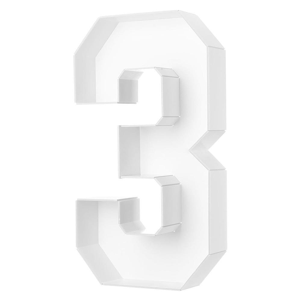 Numbers 0-9 3D Balloon Frame Three-dimensional Digital Marquee Balloon Frame  Graduation Party