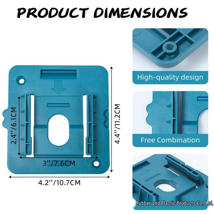 Wall Mount for Makita/Bosch 18V Batteries: BL1850/1840/1830