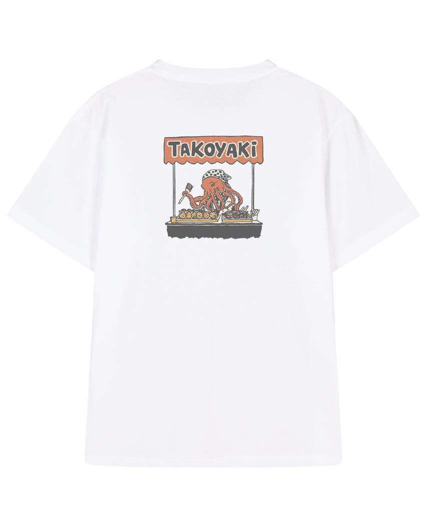 DRIFTOUT Футболка с коротким рукавом Такояки Осьминог (3 цвета)