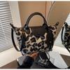 Leopard Print Bag Women's Large-capacity New Autumn and Winter Premium Texture Messenger Bag Portable Commuter Tote Bag