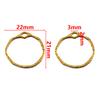 5pcs 304 Stainless Steel Irregular Heart Circle Hollow Charms Connectors for DIY Jewelry Findings Women Earrings Making Necklace